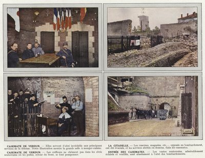 Casemate de Verdun, La Citadelle, Entrance of the Casemates by Jules Gervais Courtellemont